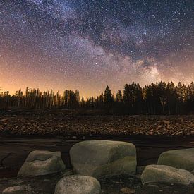 Milky Way Oderteich in the Harz Mountains by Oliver Henze