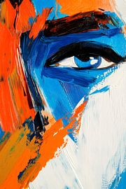 Blick in die Farben der Seele von Poster Art Shop