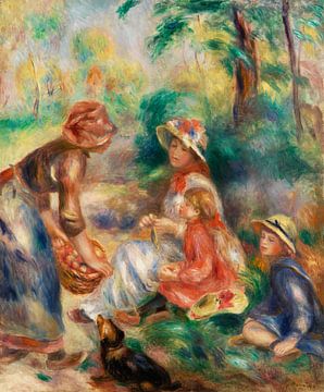 Pierre-Auguste Renoir, La Marchande de pommes (1890) sur Atelier Liesjes