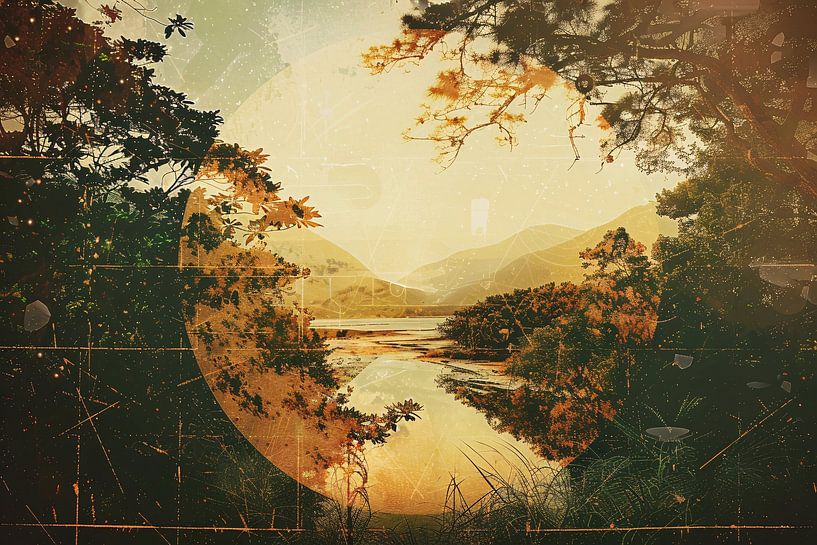 Reflections of Autumn in Sepia Shades by Art & Soul Creations