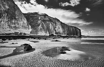Noir et blanc ; Paysage blanc de Normandie sur Paul Delaet
