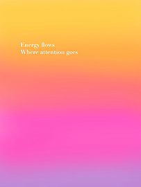 Inspirational quote wall decoration in pastel colours – soft colours art