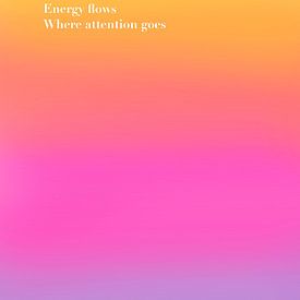 Inspirational quote wall decoration in pastel colours – soft colours art by Femke Bender