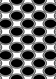 Bold Black Circle Pattern by Art Kingdom