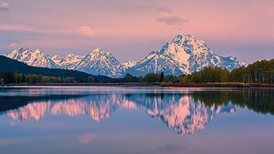 Sonnenaufgang Oxbow Bend, Grand Teton NP, Wyoming