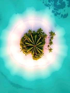 Luminous Tropical Atoll by Bovi Okta