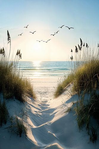 Beach view dunes