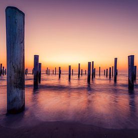 Zonsondergang in Petten van Rigo Meens