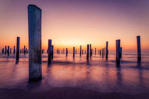 Sonnenuntergang in Petten