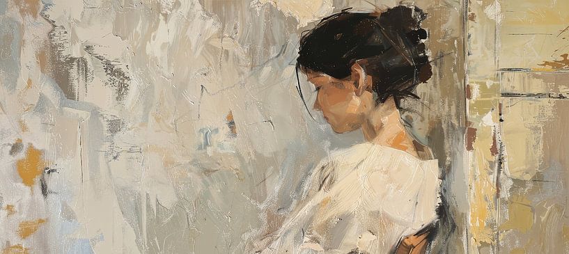 Weibliches Porträt | Frau von ARTEO Gemälde