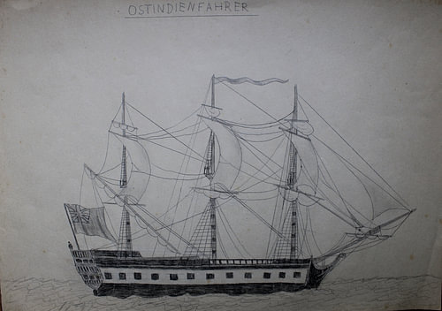 Der mächtige Ostindienfahrer – Maritime Kindheitserinnerung