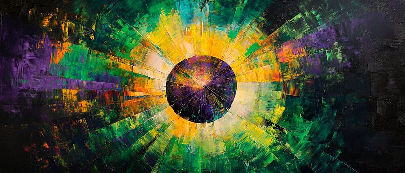 Vivre l'explosion des couleurs dans l'instant par Poster Art Shop