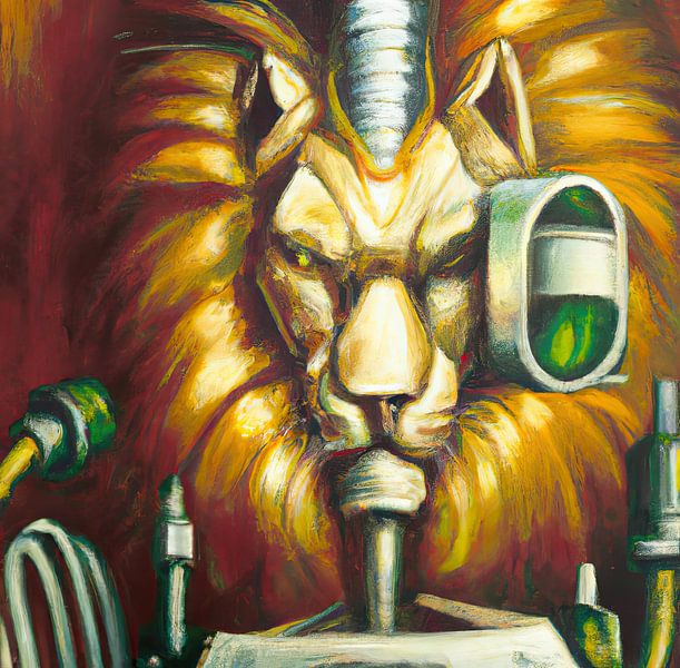 Robo Lion van Lions-Art