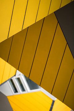 Abstract detail of the Cube Houses, Rotterdam by Martijn Smeets