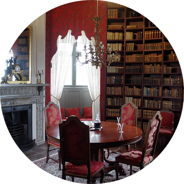 De rode ronde kamer - 2017-C van Richard Pruim