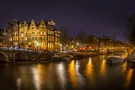 Amsterdam by Night von Peter Bolman Miniaturansicht