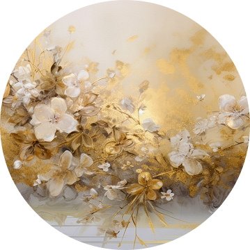 Bloemen Rococo Schilderij van Preet Lambon