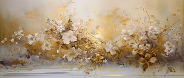 Blumen Rokoko-Gemälde von Preet Lambon
