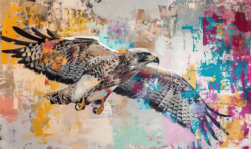 Painting Eagle Abstract by Art Whims