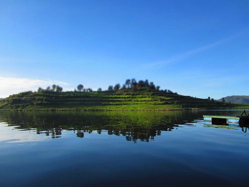 Bunyonyi-See bei Sonnenaufgang