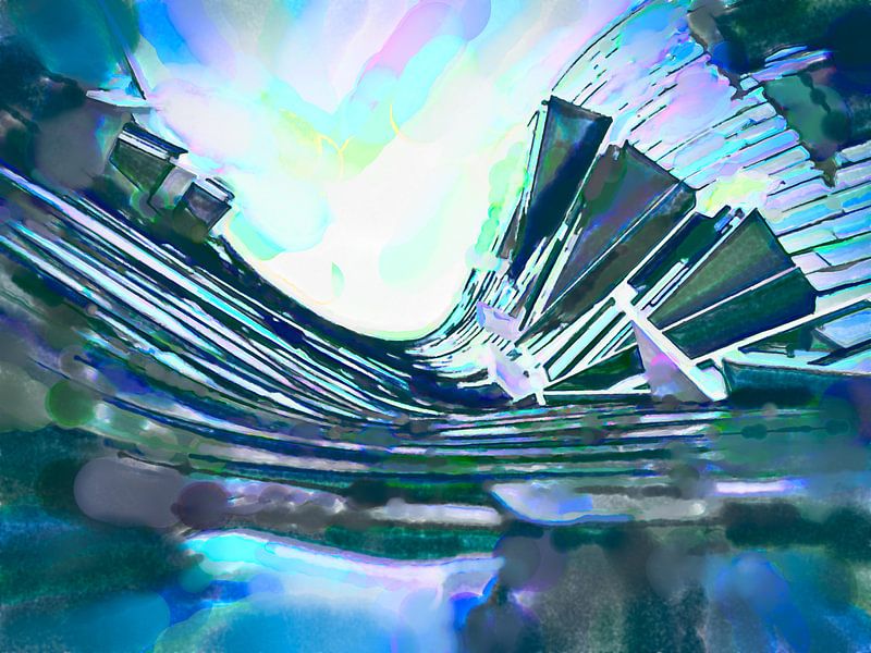 Abstract architecture by Karl-Heinz Lüpke