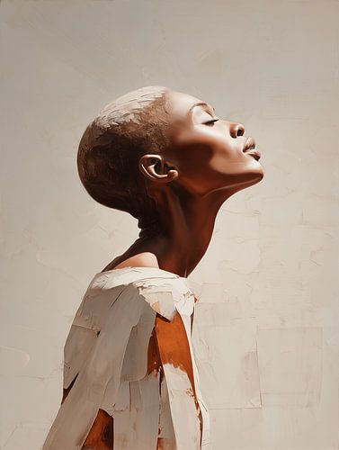 African woman in pop style by Paula Romein