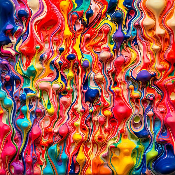 Bunt tropfend von Harry Hadders Design