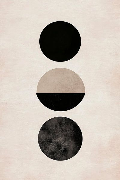 Coloured circles by Poster Art Shop