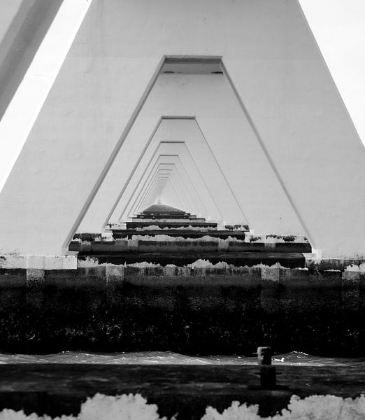 Unter der Zeelandbrug von Niek Traas
