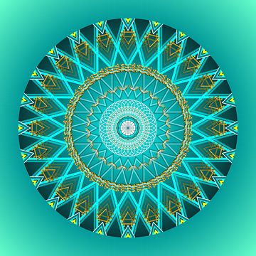 Crystal Mandala - Maha Cohan - Delimitation by SHANA-Lichtpionier