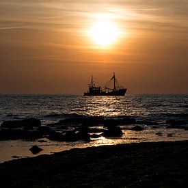 Zonsondergang Ter Heide van MarDie van der Helm