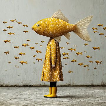 Golden Flow by Mirjam Duizendstra