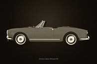 Alfa Romeo Giulietta 1300 Spyder 1955 in B&W van Jan Keteleer (JanKé): Een reis voorbij het canvas thumbnail