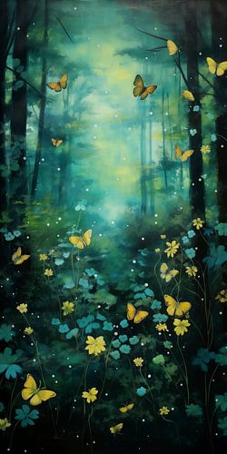 Dreamy Butterfly Forest