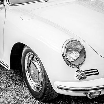 Porsche 356 Convertbile klassieke sportwagen detail