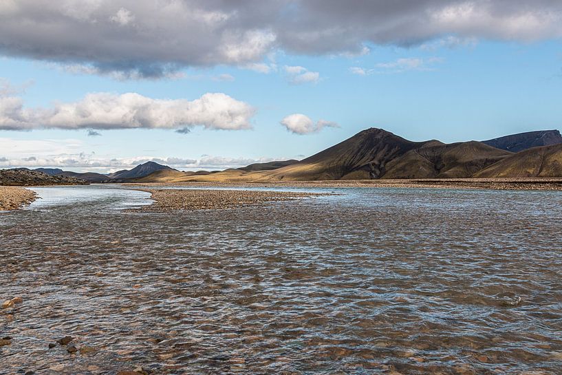 Rivière près de Landmannalaugar par Thomas Heitz