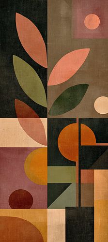 Natürliche Geometrie in Farbe