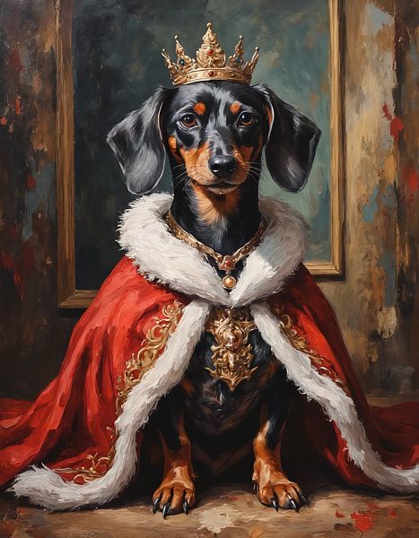 Majestueuze teckel van Jordan Fenix Gallery