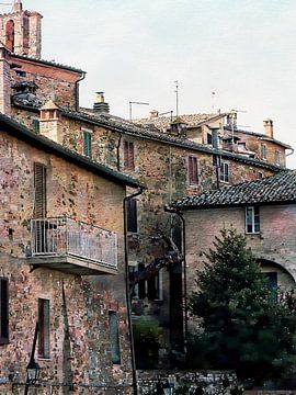 Rooftops And Views Panicale van Dorothy Berry-Lound