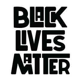 Blacl Lives Matter Eleganter Text