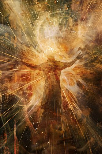 Explosie van leven en licht