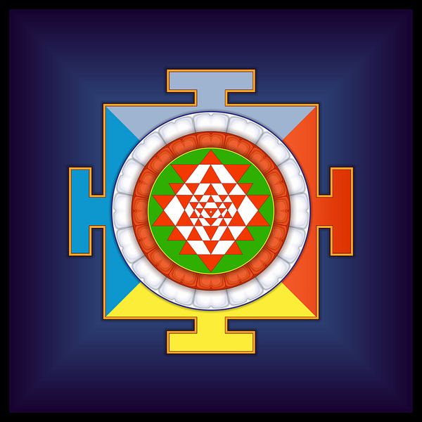 Sri Yantra. Symbool van de Energie van Paul Evdokimov