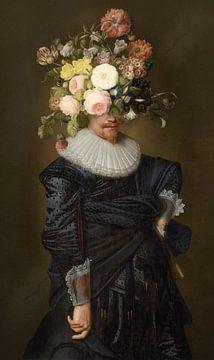 Portrait of a Man (gezien bij vtwonen) van Marja van den Hurk