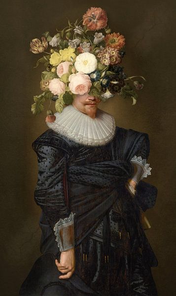 Portrait of a Man van Marja van den Hurk