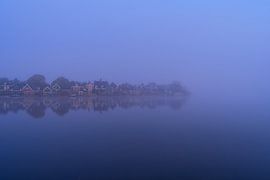 Nebliger Morgen an der Zaanse Schaans von Bfec.nl