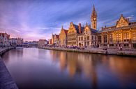 Zonsondergang in Gent van Johan Vanbockryck thumbnail