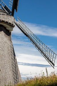 Detailaufnahme der Windmühle in Ahrenshoop