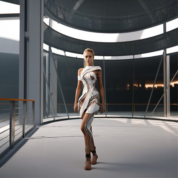 Girl meander clothing van Marian De Clerck