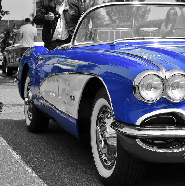 Corvette C1 Blue by Titus Dingjan