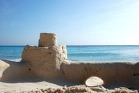 Zandburg op Cas Abao Curacao